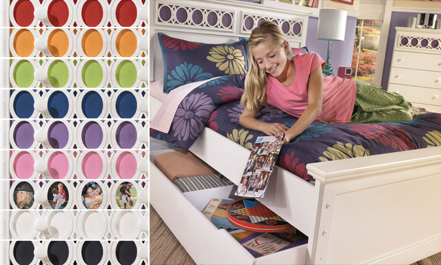 youth bedroom pick of the week: zayley collectionashley